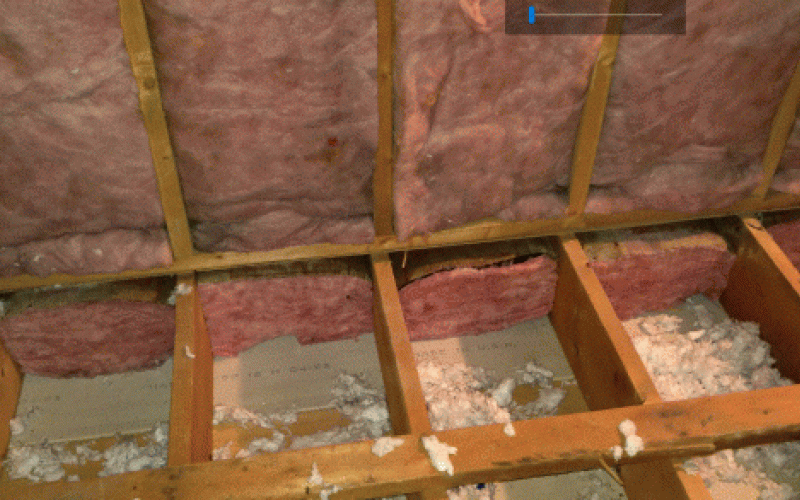 Cold Floor Over Garage - although insulated the air is bypassing the insulating and traveling under the floor.